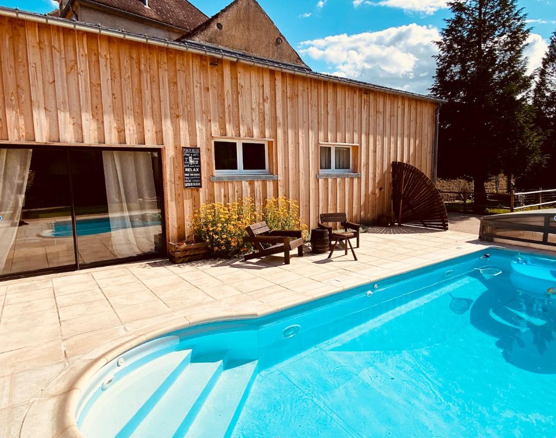 Pool House-L'Hirondelle De Sermizelles- Grand Jardin, Calme Et Nature Aux Portes Du Morvan Экстерьер фото