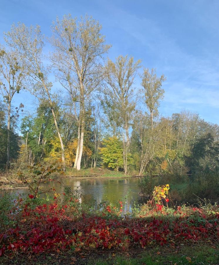 Pool House-L'Hirondelle De Sermizelles- Grand Jardin, Calme Et Nature Aux Portes Du Morvan Экстерьер фото